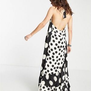 Polka Dot Top Shop Halter Dress